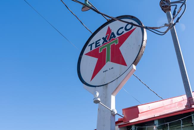 Vintage Texaco Station sign